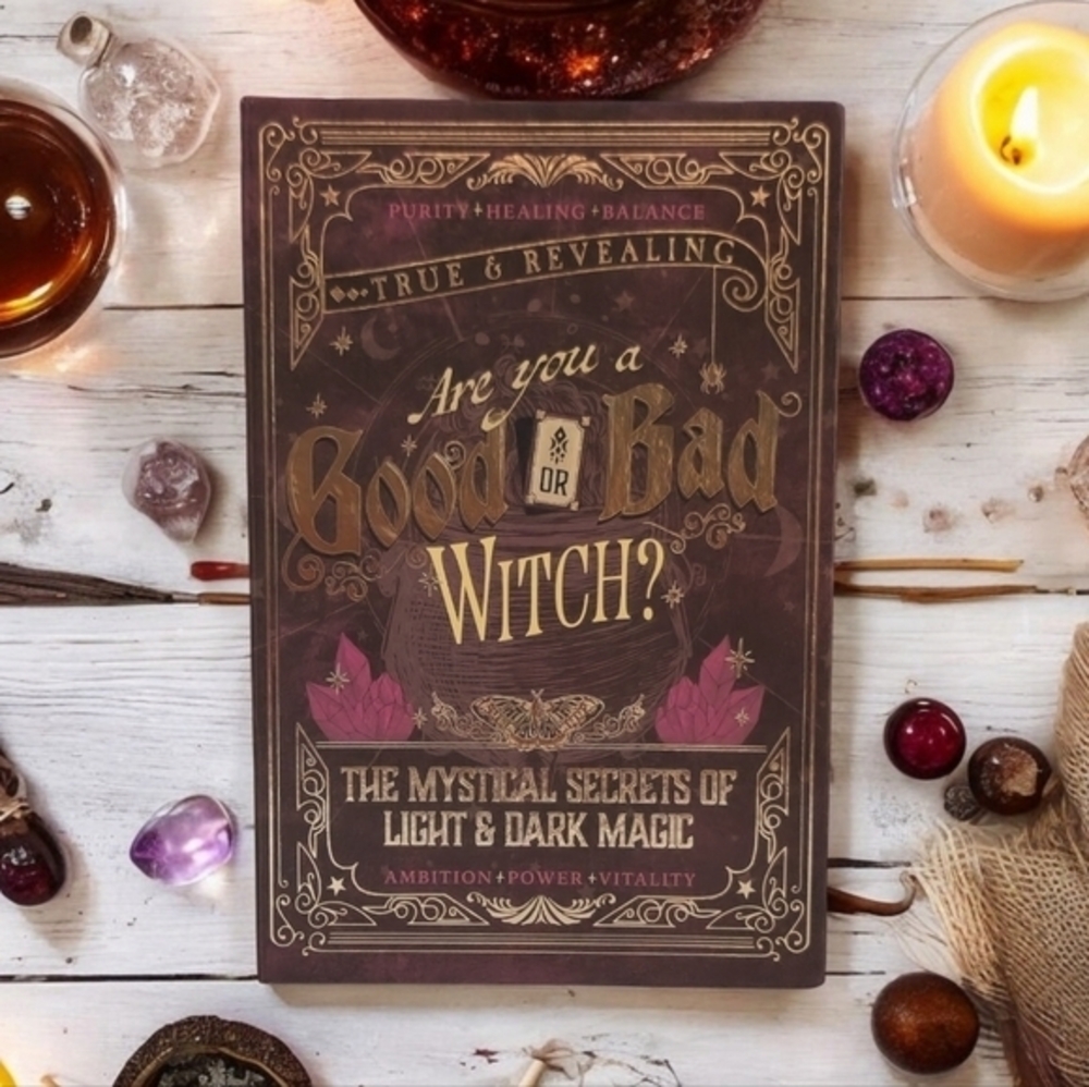 "Good or Bad Witch" Book Halloween Decor Gift Box Storage Storage‎ Box